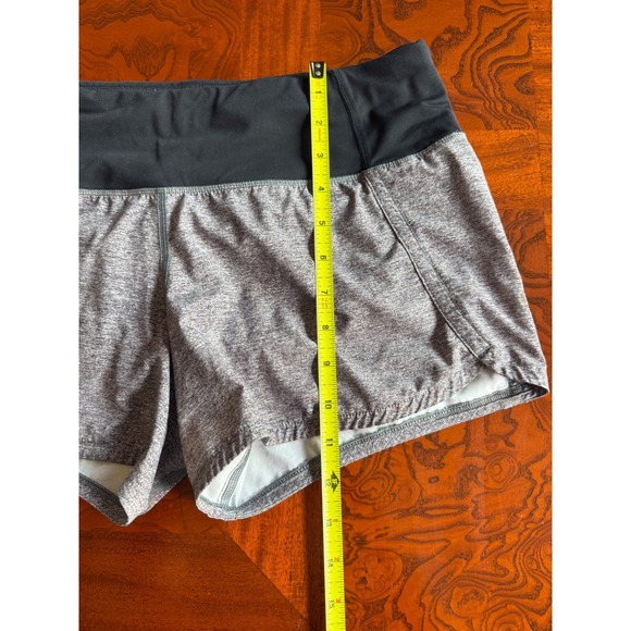 Lot of 2 Lululemon Lined Running Athletic Shorts | One Blue, One Grey| Size 6 - Picture 4 of 16